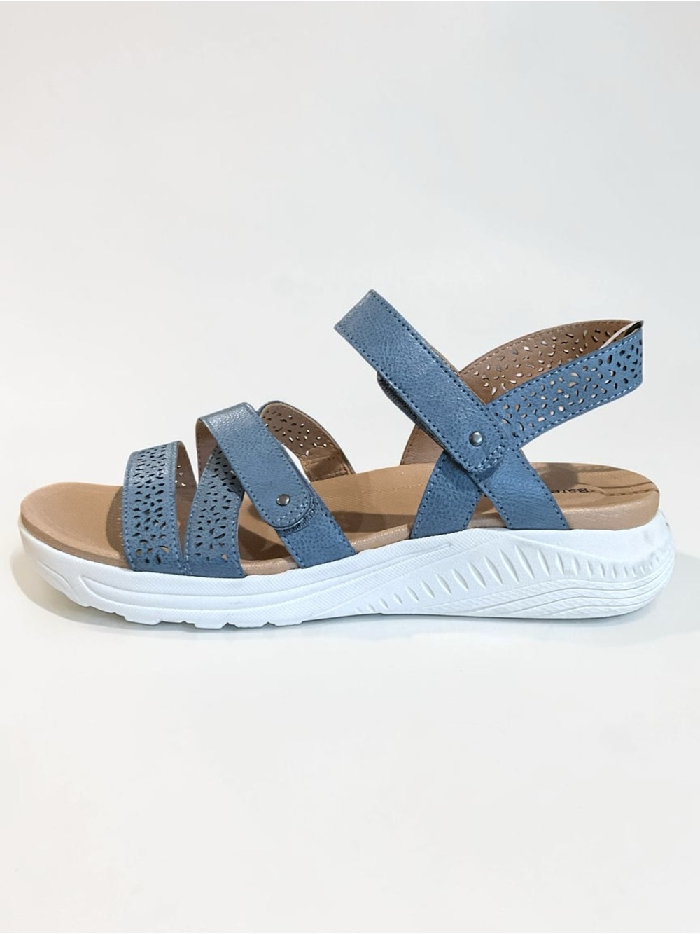 NWT Baretraps DELRAY Women's Sandals Island Blue Size 9 Wide